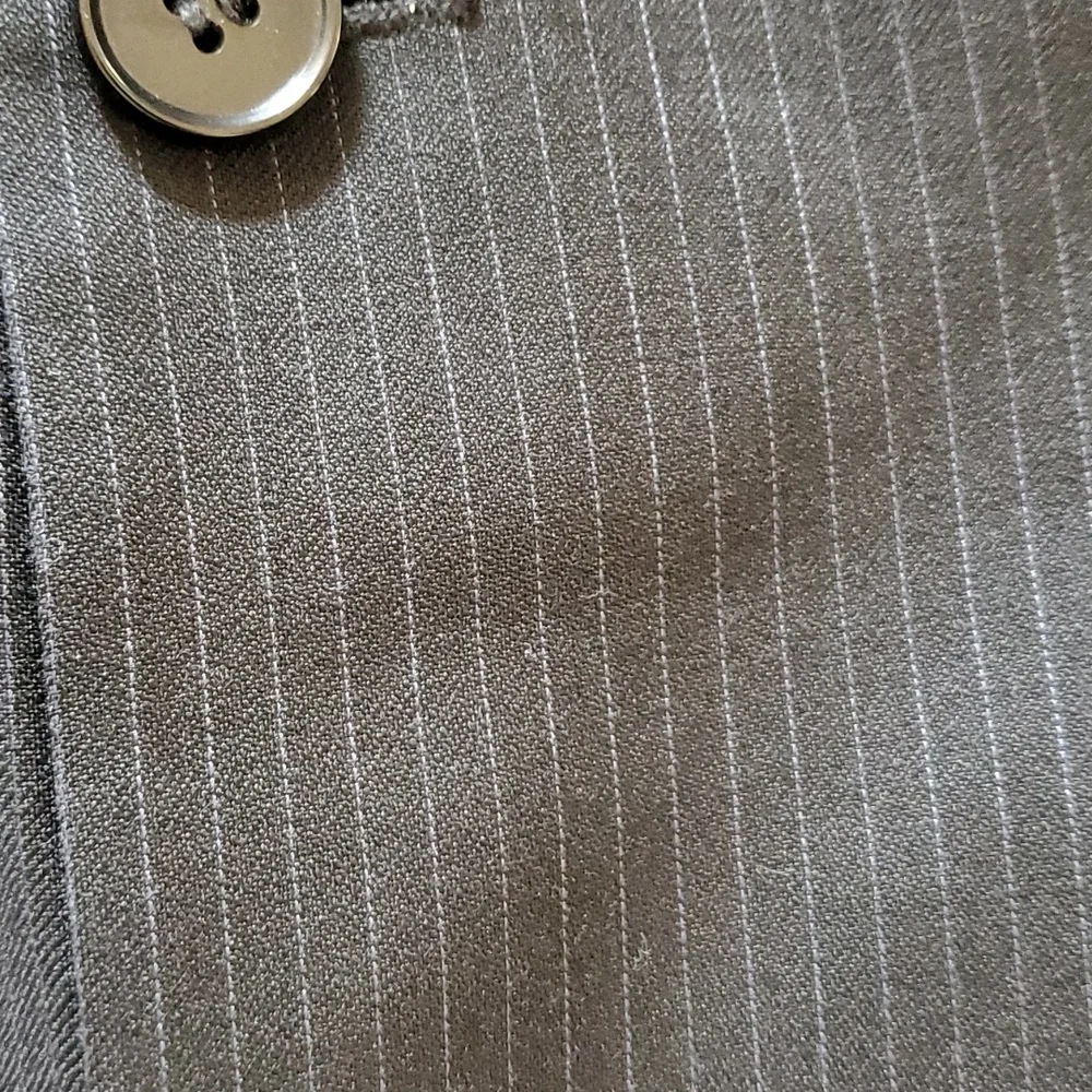 PIERRE CARDIN MENS PINSTRIPE SUIT JACKET
